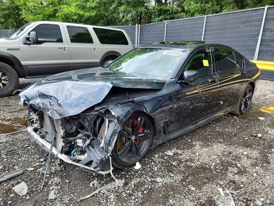 2018 BMW 7er VIN WBA7F0C59JGM22648 COPART salvage auction — FRONT END, Md - Cert Of Salvage > 75% Damage, sold $4,400 on 2026-08-14 (photo 1)