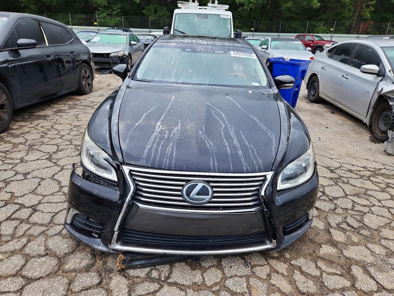 2014 Lexus Ls VIN JTHGL1EF3E5053065 COPART salvage auction — Front End, GA - CERTIFICATE OF TITLE (P), sold $5,300 on 2026-09-11 (photo 5)