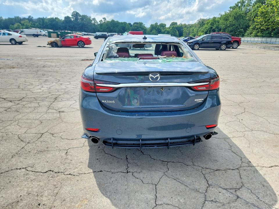 2021 Mazda 6 VIN JM1GL1WY7M1600801 COPART salvage auction — REAR END, Pa - Certificate Of Salvage, sold $7,400 on 2026-09-10 (photo 6)
