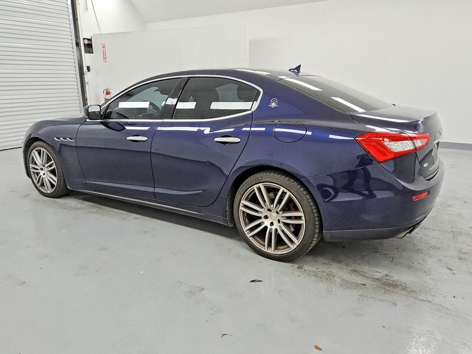 2016 Maserati Ghibli VIN ZAM57RTA2G1183833 COPART salvage auction — MECHANICAL, Tx - Certificate Of Title, sold $1,050 on 2026-08-18 (photo 2)