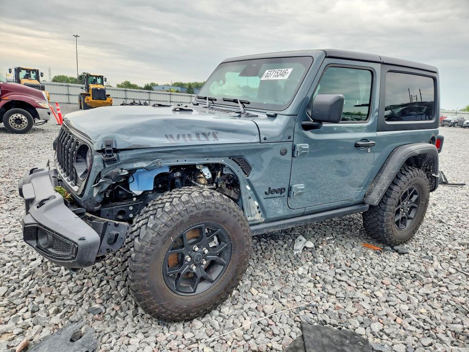 2025 Jeep Wrangler / VIN 1C4PJXAN6SW617188 — COPART salvage auction photo
