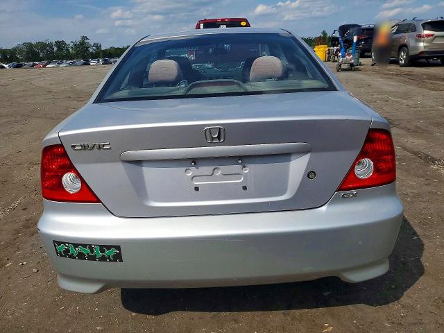 2004 Honda Civic VIN 1HGEM22984L053018 COPART salvage auction — FRONT END, VA - CERTIFICATE OF TITLE, sold $594 on 2026-09-01 (photo 6)
