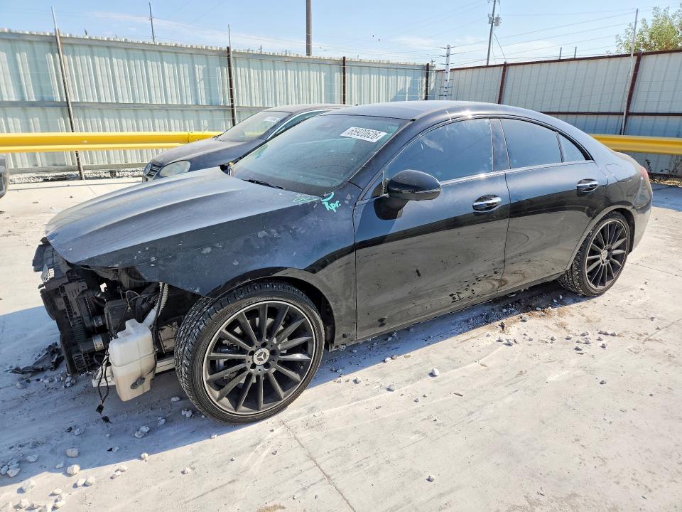 2021 Mercedes-benz Cla-klasse VIN W1K5J4GB1MN223003 COPART salvage auction — FRONT END, TX - SALVAGE VEHICLE TITLE (P), sold $10,900 on 2026-09-18 (photo 1)
