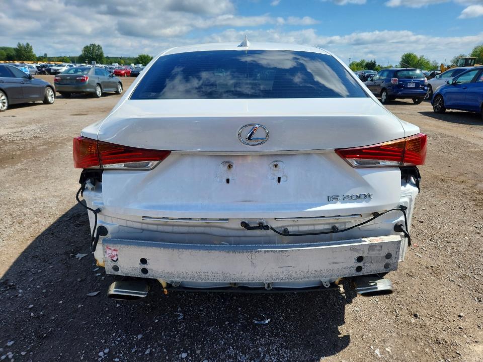 2017 Lexus Is 200t VIN JTHBA1D23H5051979 COPART salvage auction — FRONT END, ON - PERMIT NO BRAND - UNFIT, sold $1,600 on 2026-09-10 (photo 6)