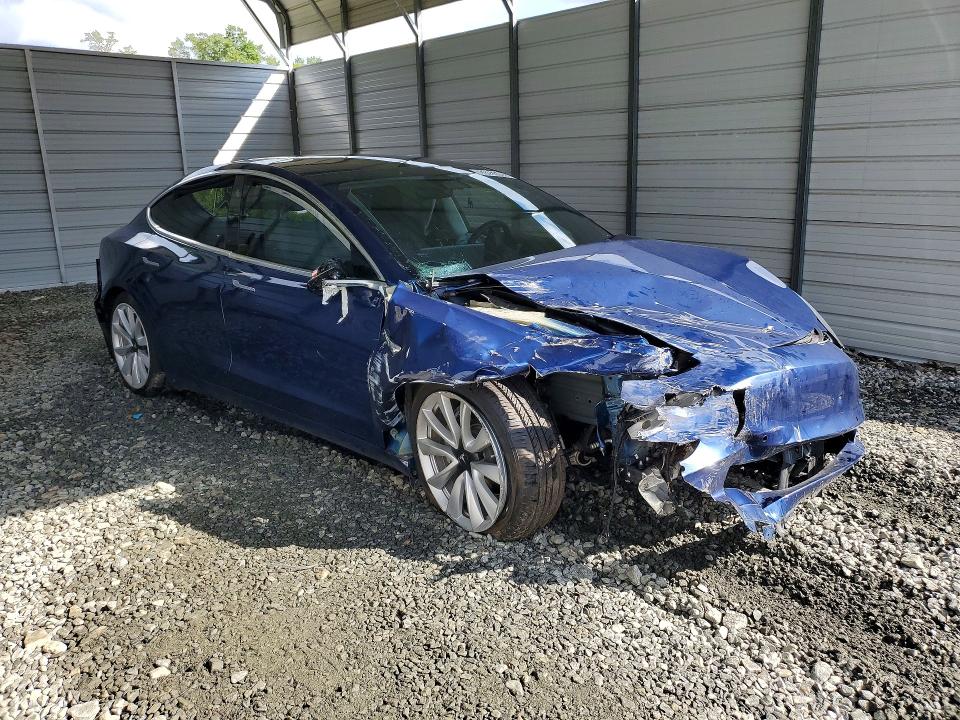 2020 Tesla Model 3 VIN 5YJ3E1EB3LF481396 COPART salvage auction — FRONT END, Ga - Certificate Of Title, sold $5,700 on 2026-08-29 (photo 4)