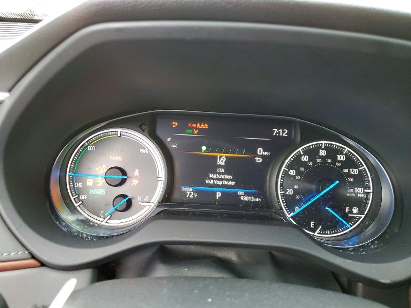2021 Toyota Venza VIN JTEAAAAH8MJ022920 COPART salvage auction — FRONT END, Co - Public - Salvage Title, sold $10,300 on 2026-08-18 (photo 9)