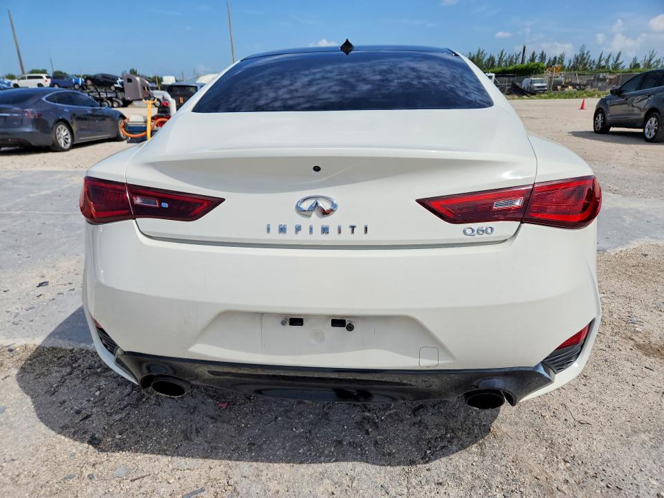 2017 Infiniti Q60 VIN JN1EV7EK7HM361985 COPART salvage auction — MINOR DENT/SCRATCHES, Fl - Cert Of Title-Salvage Theft (P), sold $9,000 on 2026-08-27 (photo 6)