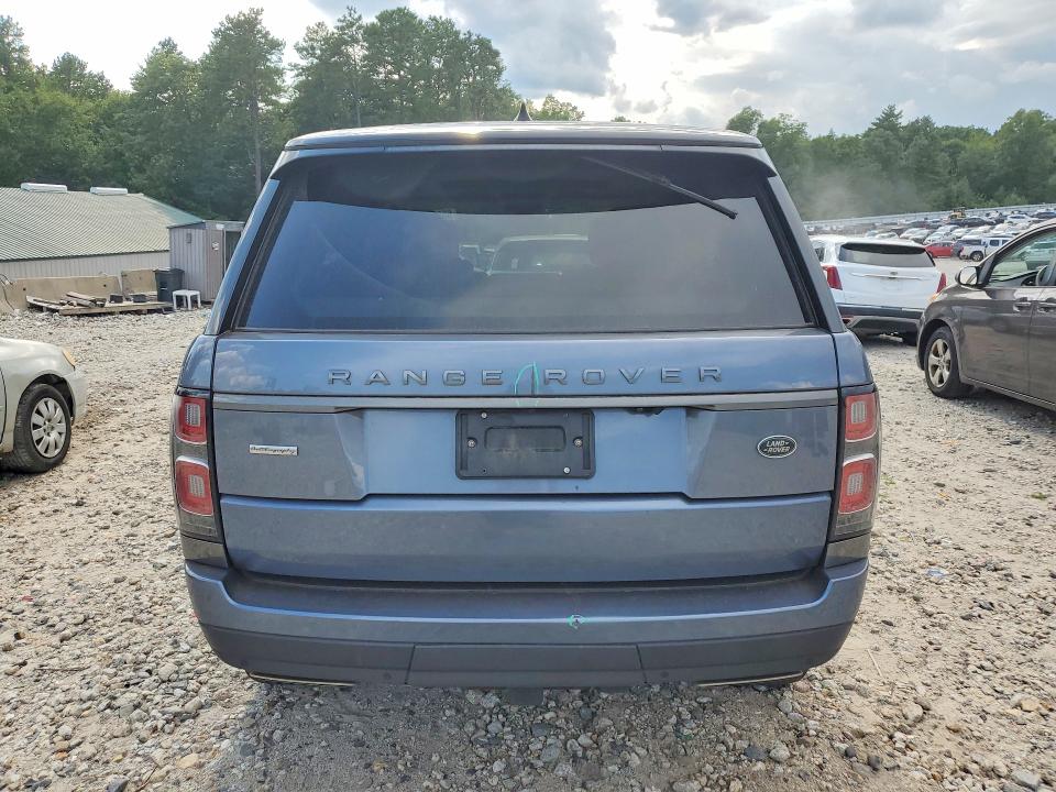 2018 Land rover RANGE ROVER VIN SALGV2RE2JA503320 COPART salvage auction — FRONT END, Salvage Title, sold $18,500 on 2026-09-02 (photo 6)