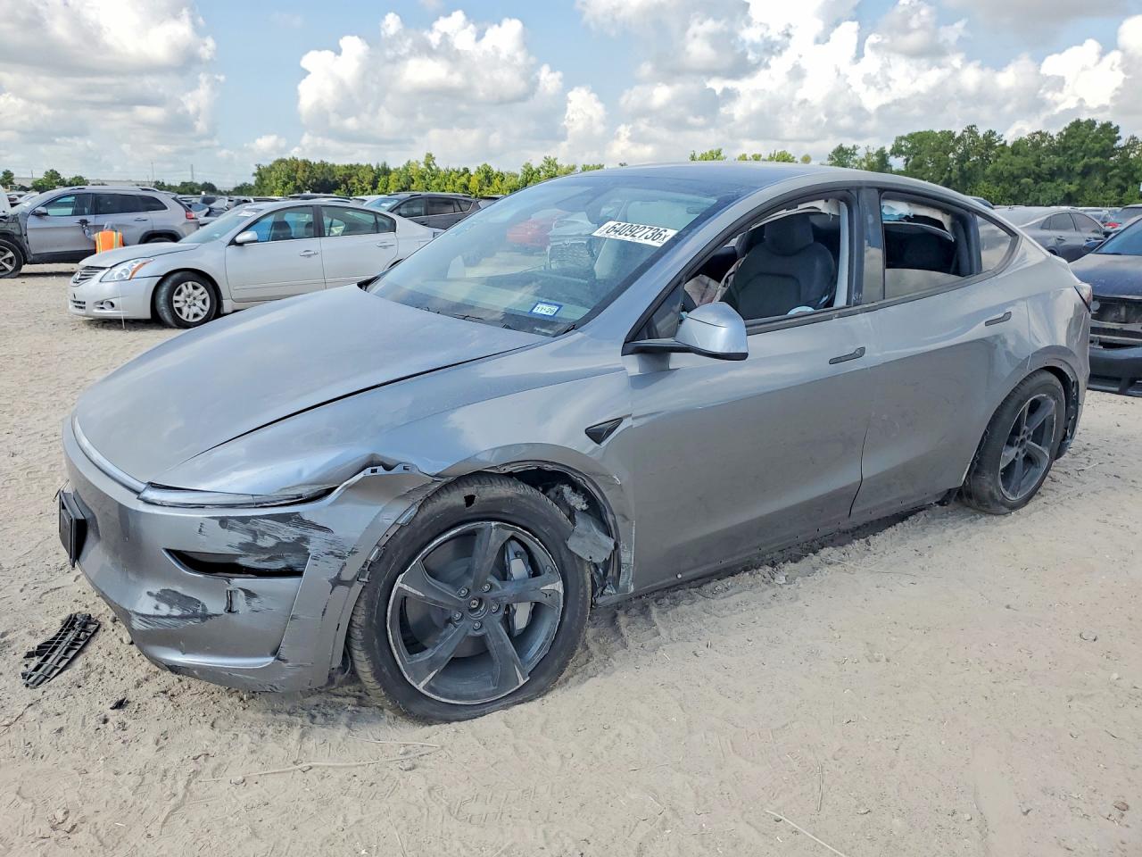 2026 Tesla Model Y VIN 7SAYGDEE7TA590973 COPART salvage auction — Rear End, Sv - Salvage Title, sold $20,400 on 2026-09-25 (photo 1)
