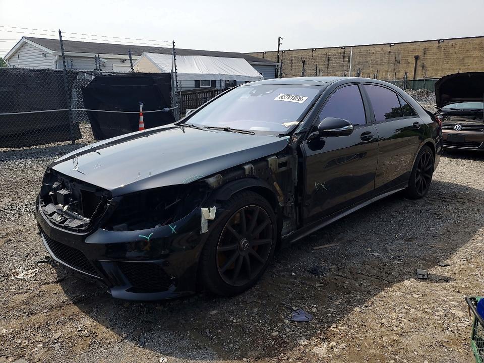 2017 Mercedes-benz S-klasse amg VIN WDDUG7JBXHA298719 — COPART salvage auction photo