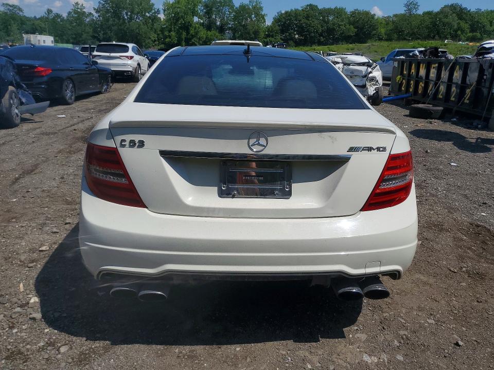 2012 Mercedes-benz C-klasse VIN WDDGJ7HB8CF772814 COPART salvage auction — FRONT END, Ny - Mv-907A Salvage Certificate, sold $2,300 on 2026-08-17 (photo 6)