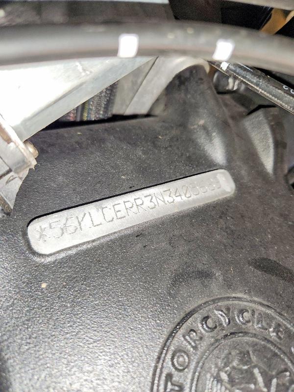 2022 Indian motorcycle co. Challenger VIN 56KLCERR3N3405689 COPART salvage auction — FRONT END, MN - CERT OF TITLE-SALVAGE, sold $2,850 on 2026-10-15 (photo 9)