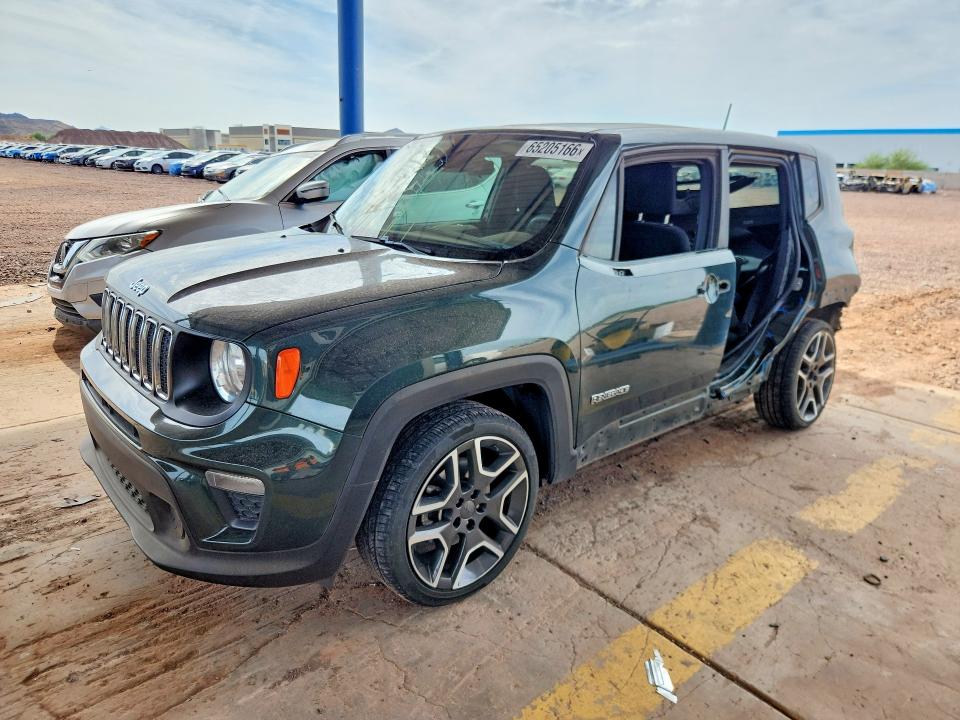 2021 Jeep Renegade VIN ZACNJCAB8MPM44468 COPART salvage auction — SIDE, Az - Cert Of Title - Salvage, sold $2,750 on 2026-08-20 (photo 1)