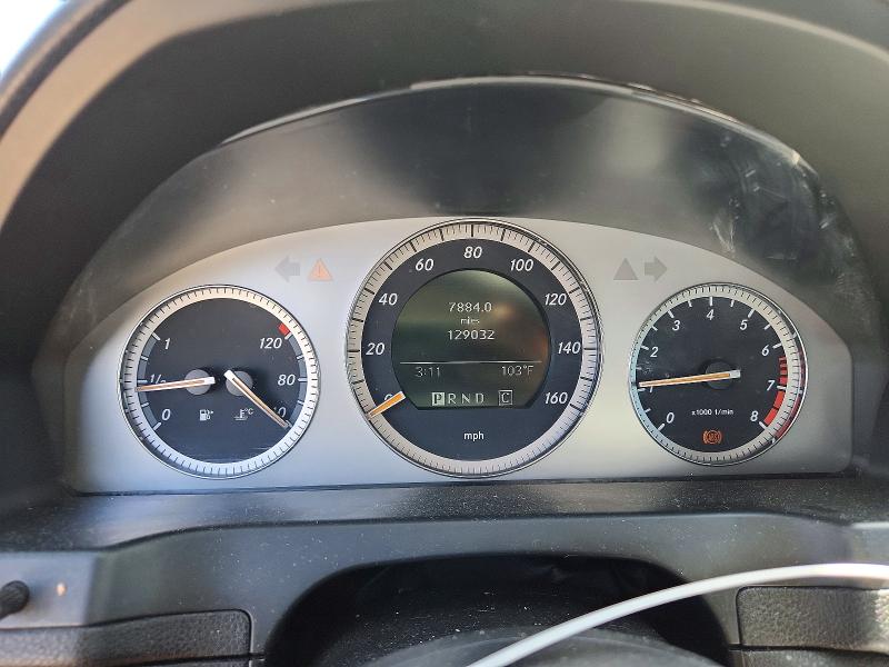 2008 Mercedes-benz C class VIN WDDGF54X58R023837 COPART salvage auction — REAR END, CA - SALVAGE CERTIFICATE, sold $100 on 2026-08-13 (photo 9)