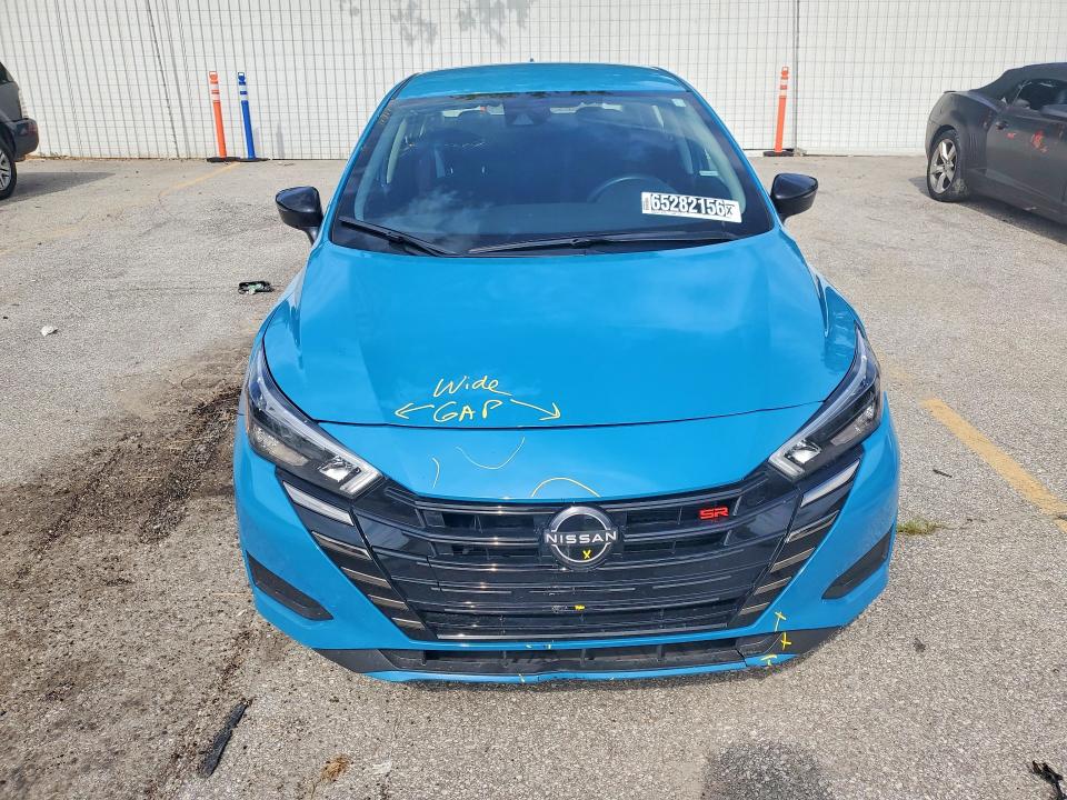 2025 Nissan Versa VIN 3N1CN8FV6SL836176 COPART salvage auction — FRONT END, MI - CERTIFICATE OF TITLE, sold $10,600 on 2026-08-22 (photo 5)