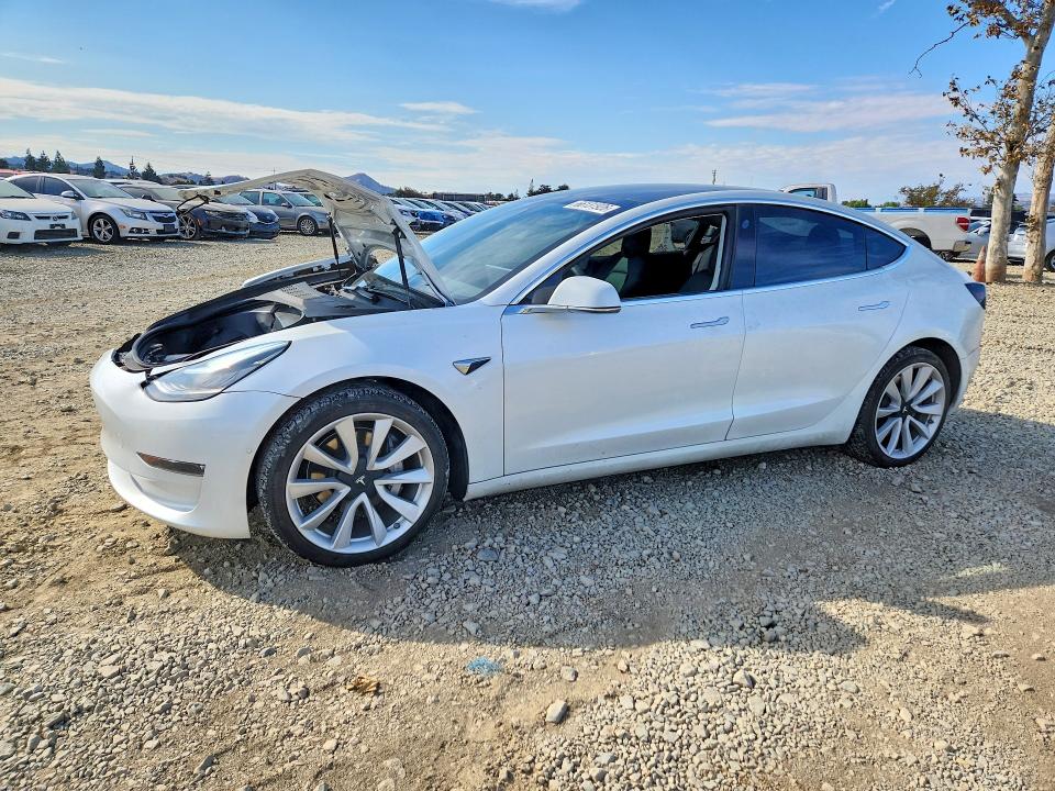 2020 Tesla Model 3 VIN 5YJ3E1EB7LF621725 — COPART salvage auction photo