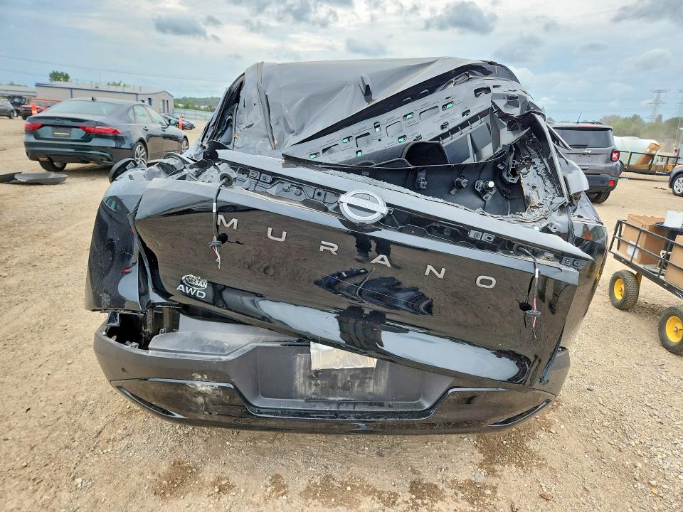 2025 Nissan Murano VIN 5N1AZ3BS9SC137610 COPART salvage auction — ROOF, IL - JUNKING CERT OF A VEHICLE, sold $9,100 on 2026-10-06 (photo 6)