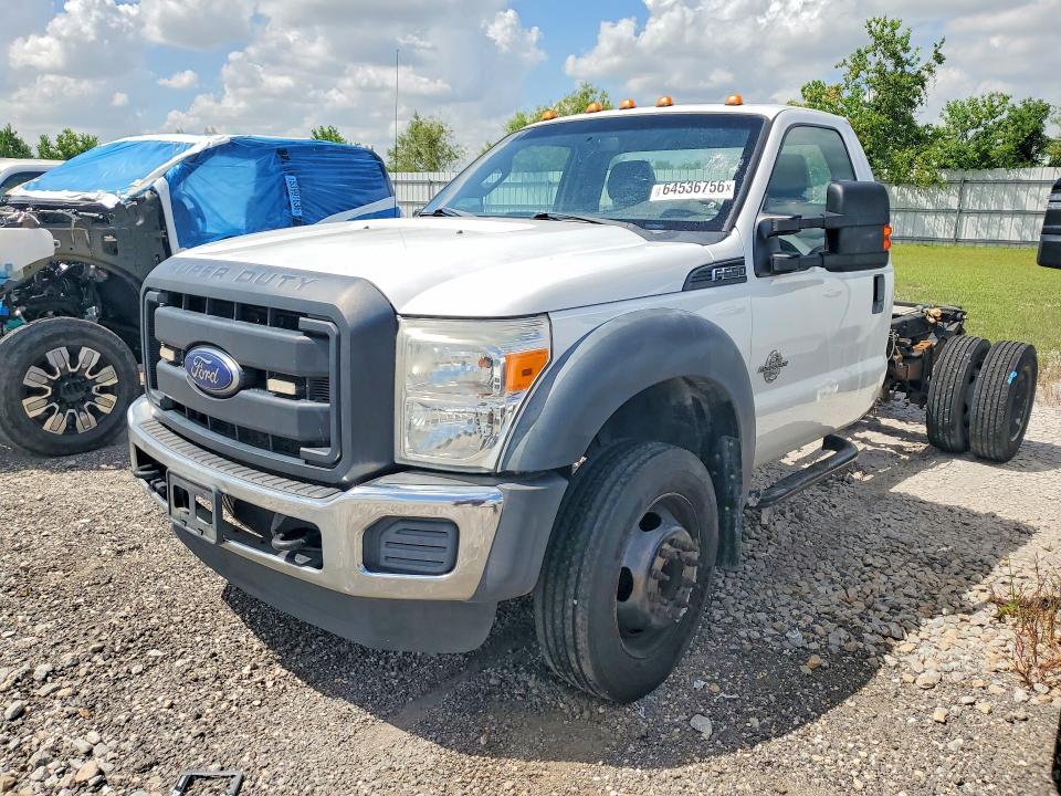 2016 Ford F550 VIN 1FDUF5GT0GEC46455 COPART salvage auction — REAR END, TX - CERTIFICATE OF TITLE, sold $8,000 on 2026-10-01 (photo 1)