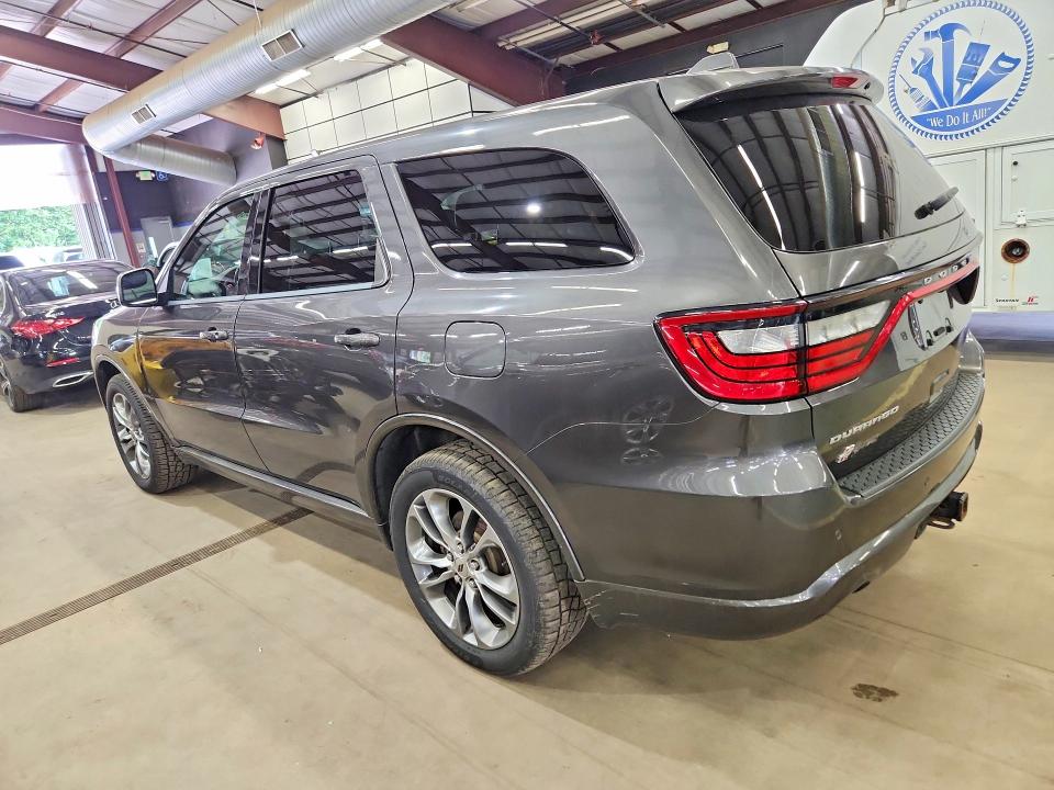 2020 Dodge Durango VIN 1C4RDJDG0LC191592 COPART salvage auction — MINOR DENT/SCRATCHES, NH - CERTIFICATE OF TITLE (P), sold $8,000 on 2026-08-31 (photo 2)