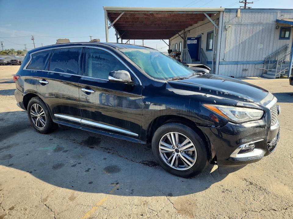 2020 Infiniti Qx60 VIN 5N1DL0MM5LC522224 COPART salvage auction — FRONT END, Ca - Salvage Certificate, sold $2,500 on 2026-09-10 (photo 4)