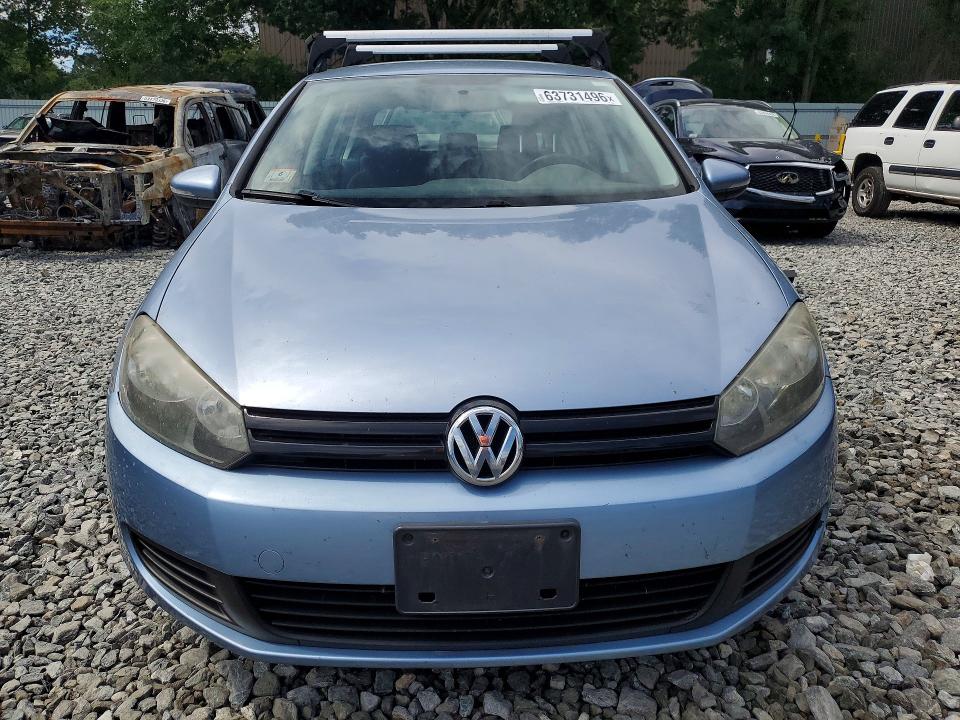 2011 Volkswagen Golf VIN WVWDA7AJ1BW264486 COPART salvage auction — REAR END, MA - CERT OF TITLE-RECONSTRCTD COLL, sold $500 on 2026-08-21 (photo 5)
