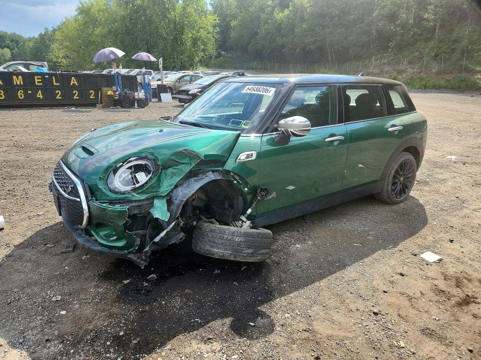 2020 Mini Cooper VIN WMWXJ1C04L2L48757 COPART salvage auction — FRONT END, Ny - Mv-907A Salvage Certificate, sold $2,750 on 2026-08-20 (photo 1)