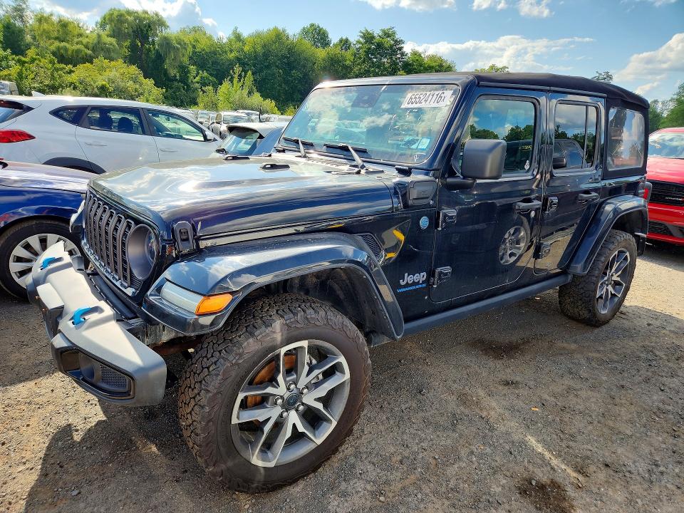 2024 Jeep Wrangler / VIN 1C4RJXN64RW171208 — COPART salvage auction photo