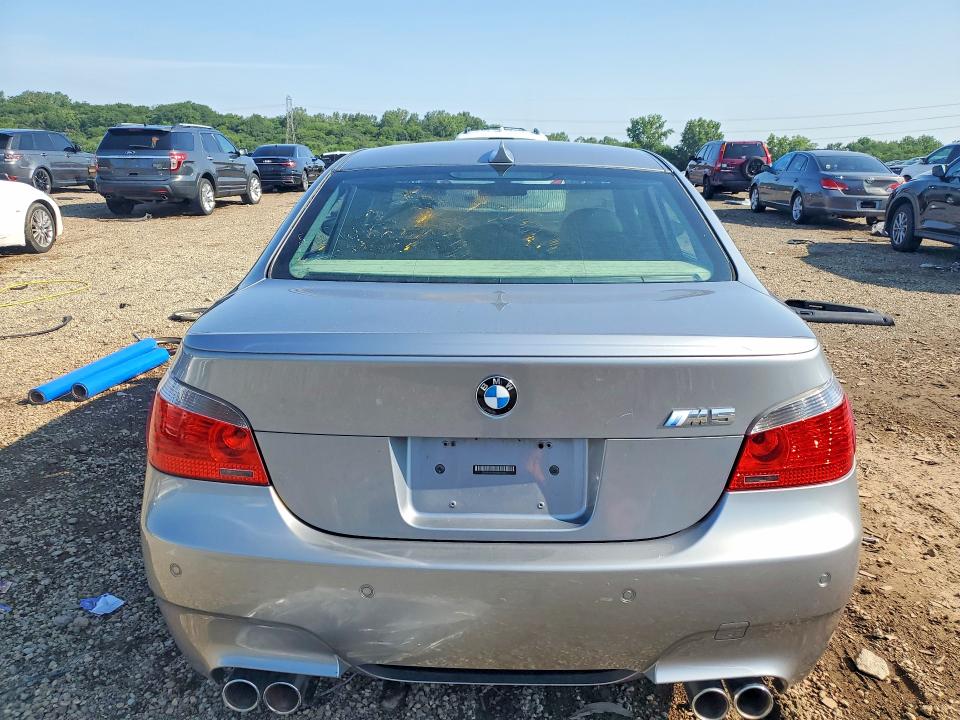2006 BMW M5 VIN WBSNB93596B583301 COPART salvage auction — FRONT END, VA - CERTIFICATE OF TITLE (P), sold $10,700 on 2026-08-25 (photo 6)