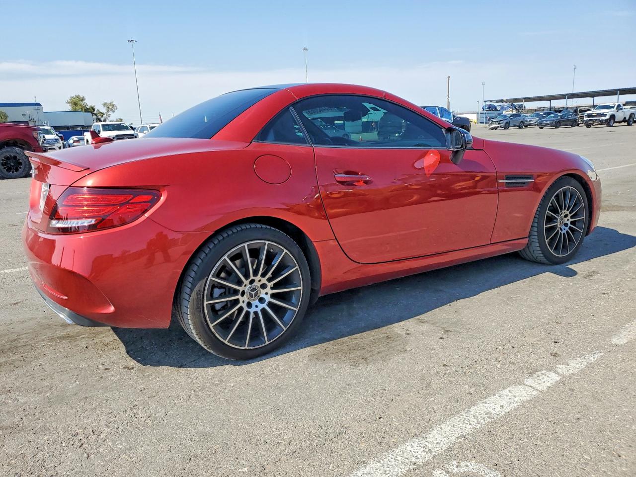 2018 Mercedes-Benz SLC-Class VIN WDDPK3JAXJF149781 COPART salvage auction — Minor Dent/Scratches, TX - CERTIFICATE OF TITLE, sold $8,700 on 2026-08-14 (photo 3)