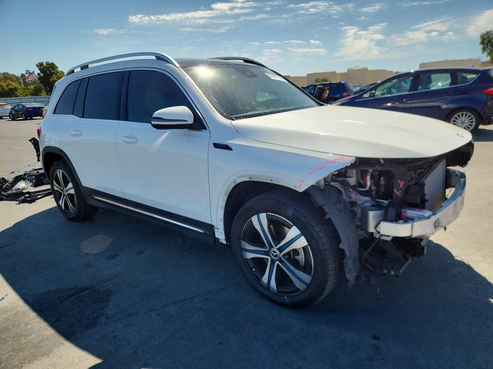 2023 Mercedes-benz Eqb VIN W1N9M0KB6PN012637 COPART salvage auction — FRONT END, Ca - Salvage Certificate, sold $11,400 on 2026-08-19 (photo 4)