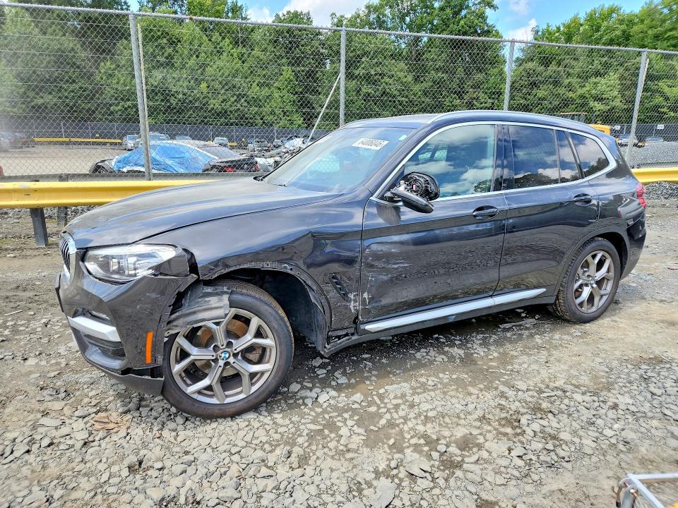 2021 BMW X3 VIN 5UXTY5C0XM9F18246 — COPART salvage auction photo