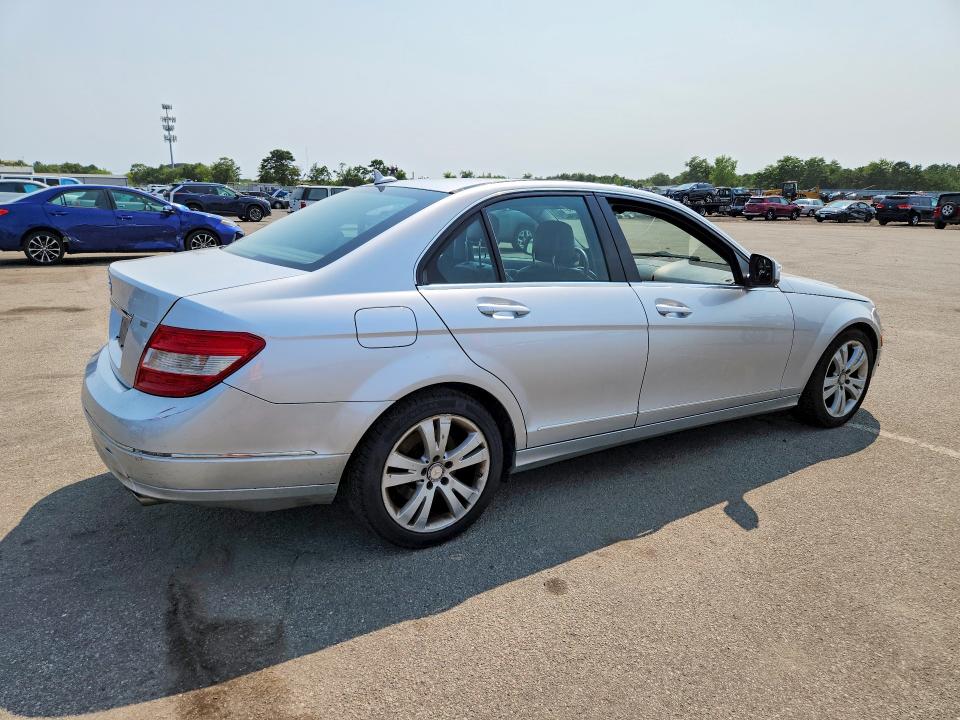2009 Mercedes-benz C class VIN WDDGF81X89F196714 COPART salvage auction — FRONT END, Ny - Mv-907A Salvage Certificate, sold $500 on 2026-08-17 (photo 3)