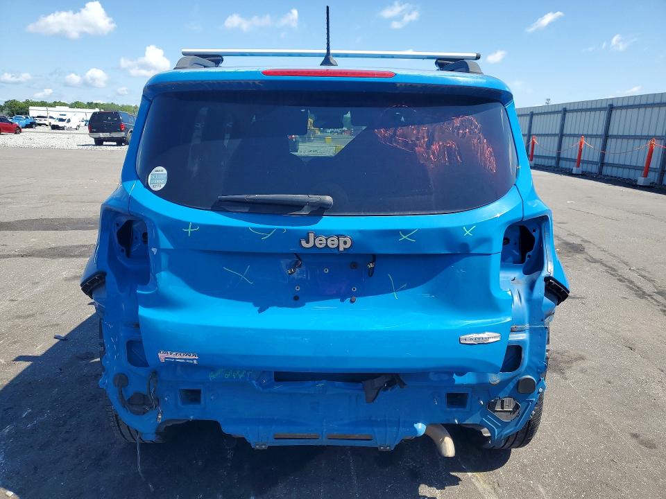 2015 Jeep Renegade VIN ZACCJABT7FPC22089 COPART salvage auction — REAR END, Fl - Cert Of Title Slvg Rebuildable, sold $2,300 on 2026-08-19 (photo 6)