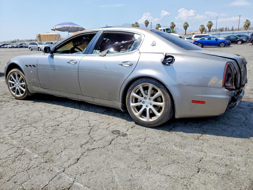 2008 Maserati Quattroporte VIN ZAMFE39A380033378 COPART salvage auction — BURN, Ca - Salvage Certificate, sold $575 on 2026-08-24 (photo 2)