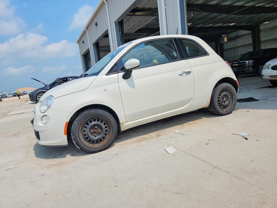 2013 Fiat 500 VIN 3C3CFFAR8DT748066 COPART salvage auction — MINOR DENT/SCRATCHES, Ne - Certificate Of Title, sold $625 on 2026-08-11 (photo 1)