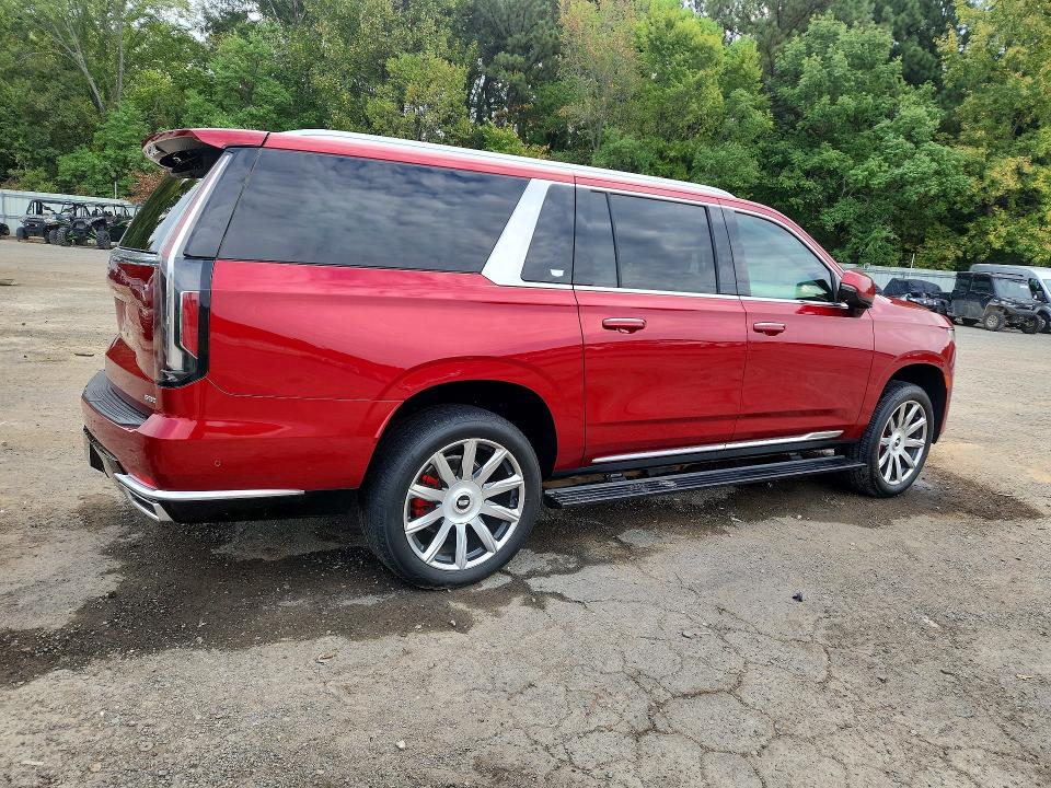 2022 Cadillac Escalade esv VIN 1GYS3MKL9NR237727 COPART salvage auction — SIDE, LA - CERT OF TITLE-SALVAGE, sold $25,750 on 2026-10-08 (photo 3)