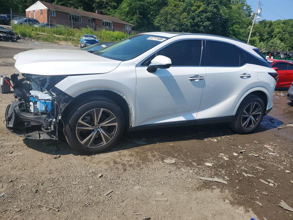 2023 Lexus Rx VIN 2T2BBMCAXPC021822 COPART salvage auction — FRONT END, Md - Cert Of Salvage > 75% Damage, sold $23,400 on 2026-09-01 (photo 1)