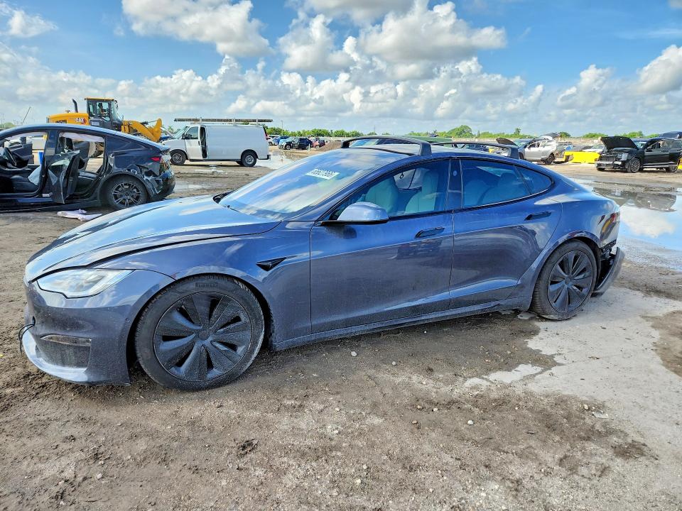2021 Tesla Model s VIN 5YJSA1E50MF454157 — COPART salvage auction photo