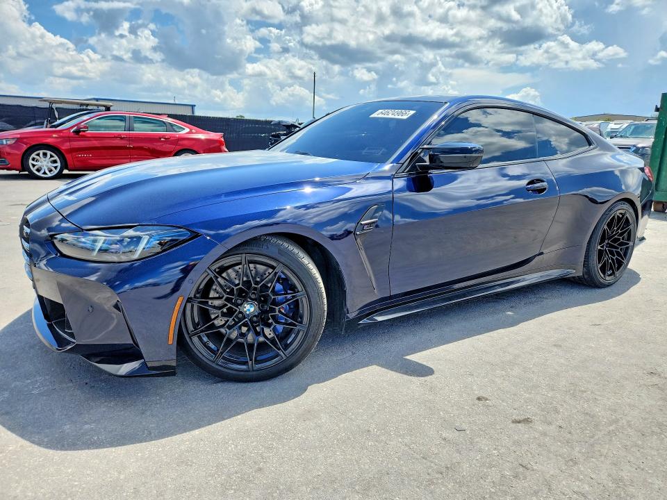 2025 BMW M4 VIN WBS33HK08SCT35579 — COPART salvage auction photo