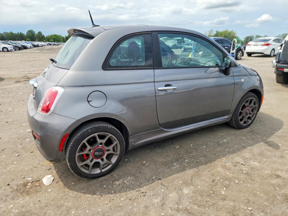 2012 Fiat 500 VIN 3C3CFFBR9CT254103 COPART salvage auction — SIDE, Va - Certificate Of Title, sold $550 on 2026-08-19 (photo 3)