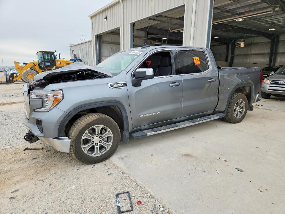 2021 Gmc SIERRA VIN 3GTU9BET2MG366498 COPART salvage auction — FRONT END, Ne - Cert Of Title-Salvage, sold $1,250 on 2026-08-25 (photo 1)