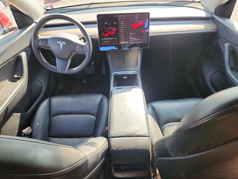 2022 Tesla Model y VIN 7SAYGDEE8NF325940 COPART salvage auction — FRONT END, Md - Certificate Of Title, sold $11,500 on 2026-10-07 (photo 8)
