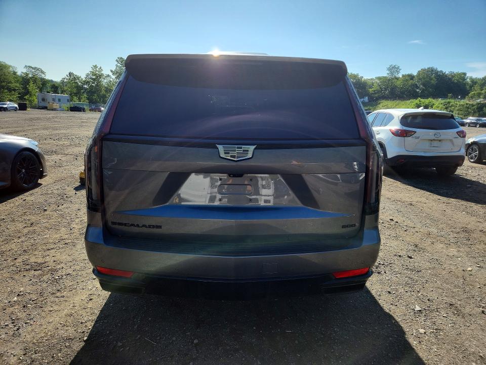 2022 Cadillac Escalade esv VIN 1GYS4RKL7NR245688 COPART salvage auction — ROOF, Ny - Mv-907A Salvage Certificate, sold $21,400 on 2026-09-01 (photo 6)