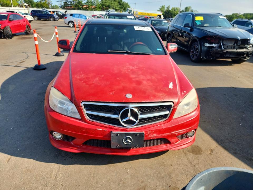 2008 Mercedes-benz C class VIN WDDGF81X58F156542 COPART salvage auction — REAR END, CT - CERT OF TITLE-SALVAGE, sold $525 on 2026-08-14 (photo 5)
