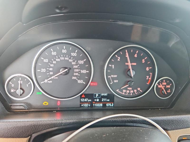 2015 BMW 3er VIN WBA3B5C5XFF963535 COPART salvage auction — REAR END, Az - Cert Of Title - Salvage, sold $1,300 on 2026-08-18 (photo 9)