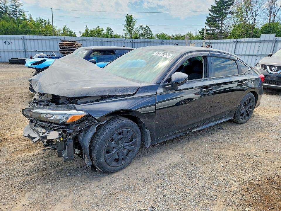 2022 Honda Civic VIN 2HGFE2F29NH131609 COPART salvage auction — FRONT END, On - Permit No Brand - Unfit, sold $5,400 on 2026-08-20 (photo 1)