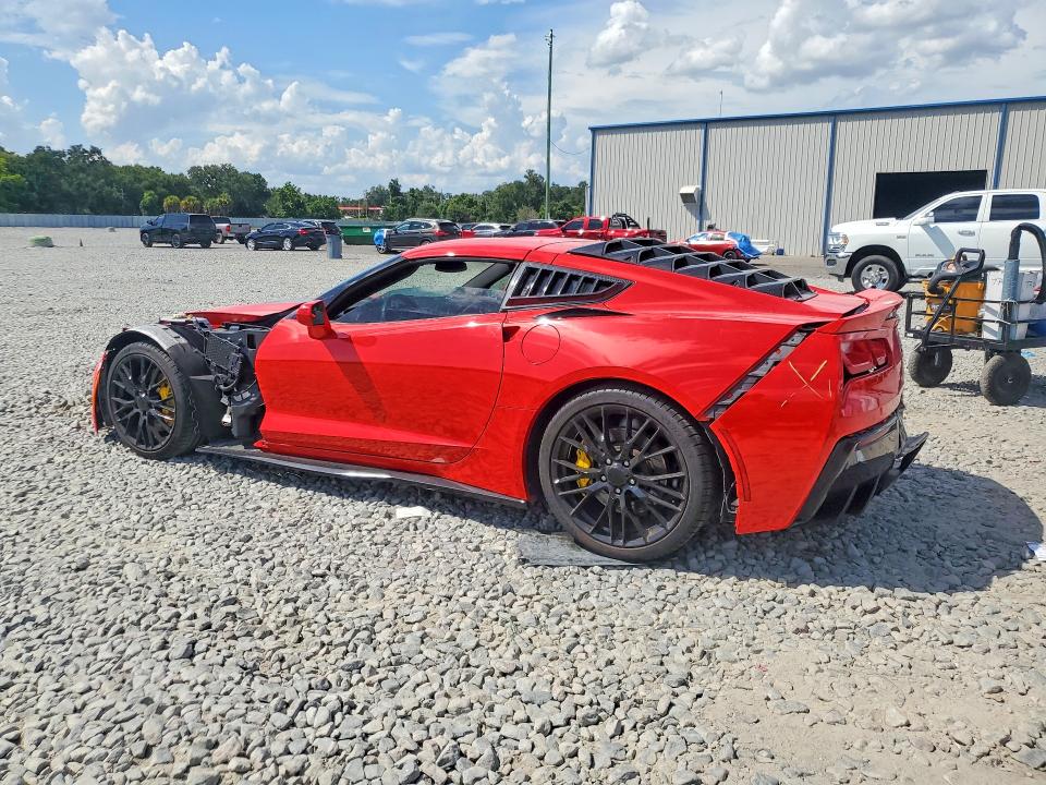 2014 Chevrolet Corvette VIN 1G1YM2D76E5124657 COPART salvage auction — FRONT END, Fl - Cert Of Title Slvg Rebuildable, sold $20,100 on 2026-09-04 (photo 2)
