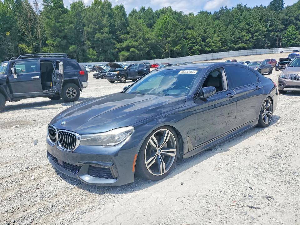 2016 BMW 7 series VIN WBA7E2C57GG547414 — COPART salvage auction photo