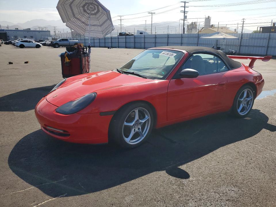 1999 Porsche 911 VIN WP0CA299XXS650749 COPART salvage auction — FRONT END, Ca - Salvage Certificate, sold $4,600 on 2026-08-26 (photo 1)