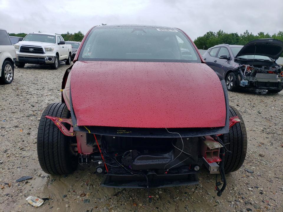 2026 Tesla Model y VIN 7SAYGDEE6TF449136 COPART salvage auction — FRONT END, MA - CERT OF TITLE-SALVAGE, sold $20,400 on 2026-09-16 (photo 5)